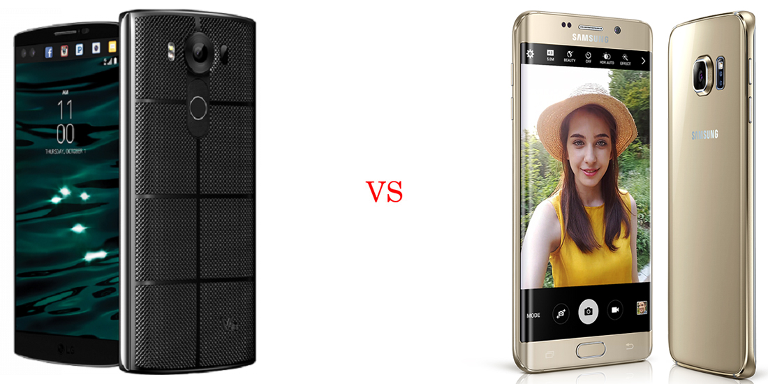 Samsung Galaxy S6 Edge+ versus LG V10 1